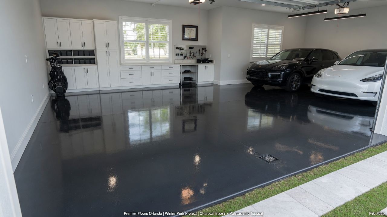 Solid color epoxy garage alternative when budget is primary